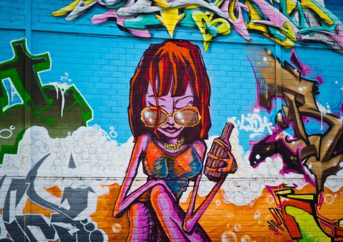 Graffiti Wall Painting Frescos Facade Art Form 
